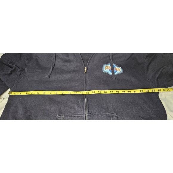 Universal Studios Size XL Full Zip Hoodie Jurassic Park Harry Potter Simpsons - Picture 4 of 8